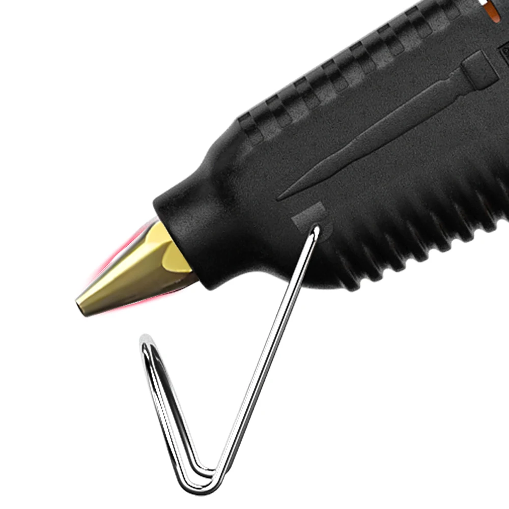 150W Heißklebepistole 11mm Klebesticks 3-5 Min Vorheizzeit 15s Schnellentriegelung Kupferdüse Verbrühungsschutz 100-220V EU US Stecker – Detail 10