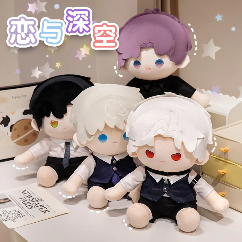

40cm Stuffed Video Game Love and Deepspace Sylus Xavier Rafayel Zayne Plush Cotton Doll With Clothes Pillow Toys Player Gifts