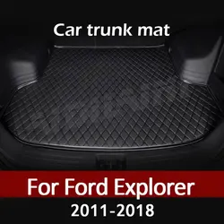 Car trunk mat for Ford Explorer 2011 2012 2013 2014 2015 2016 2017 2018 cargo liner carpet interior accessories cover