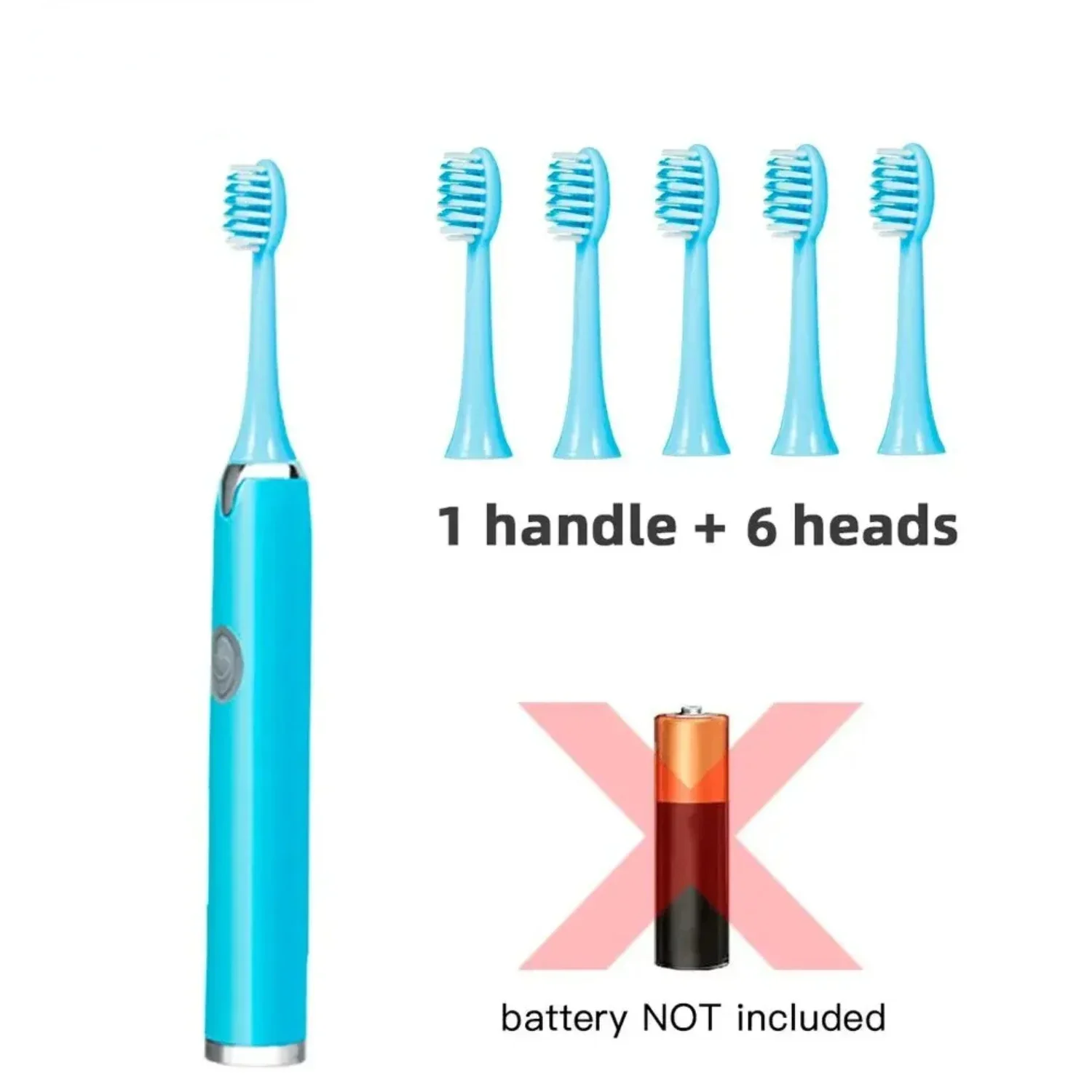 Ideal for shared use, this waterproof Sonic adult couple toothbrush features an IPX7 rating, soft bristles, and 6 replaceable br