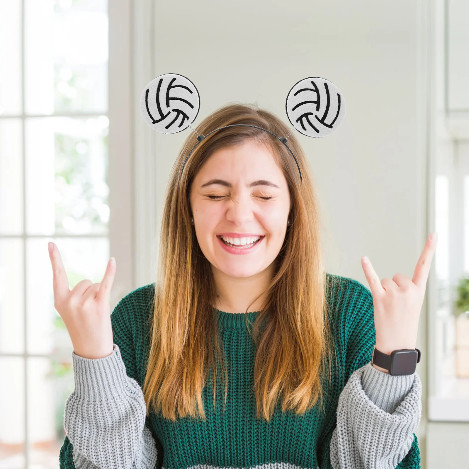 

Festival Headbands for Women 3pcs Sports Hair Bands Party Bopper Headwear Cute Hair Accessories Girls Fun Running Headband