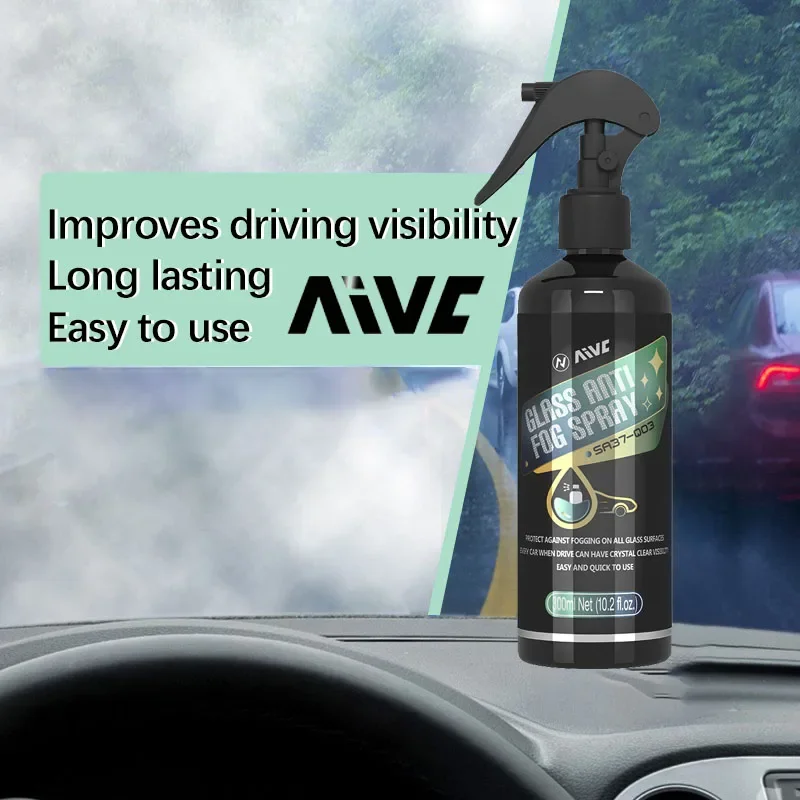 AIVC Car Glass Anti Fog Spray Rearview Mirror Antifogging Long-term De-fogging Lnterior Windshield Antifogging Coating Car Care