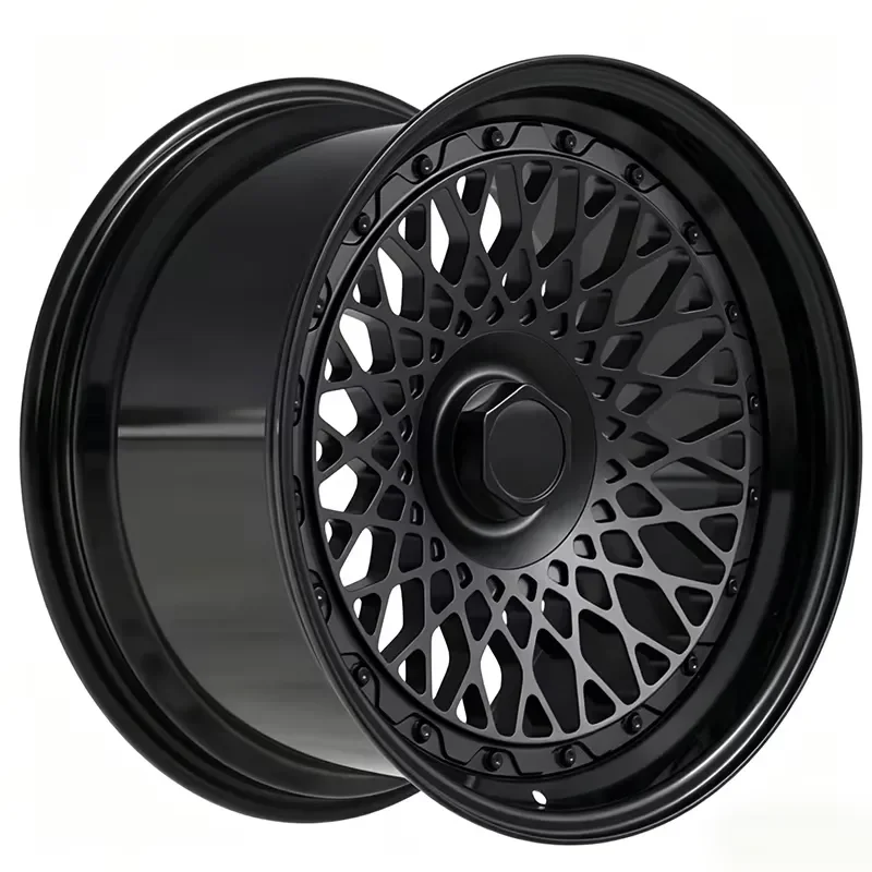 i Custom 2-Piece Forged Aluminium Alloy Wheels 5x114.3/112/120 Multi Spoke Silver New Design for Retrofit/Upgrade
