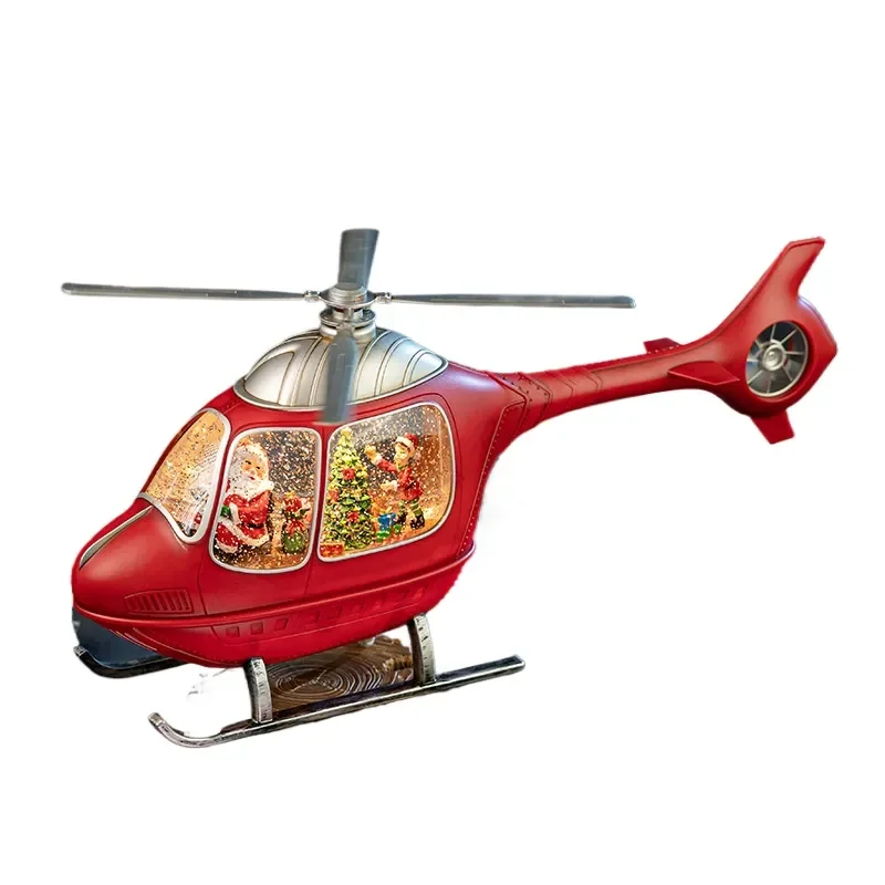 for Vitoli Helicopter Christmas Ornaments Childrens Gifts Crafts Scene Arrangement Toys Wholesale
