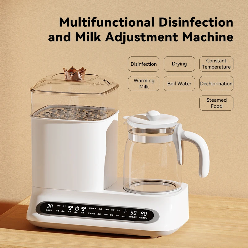 Pregnant Baby Bottle Temperature Regulator, Milk Sterilizer, 2-in-1 Baby Warm and Constant Temperature Kettle, Complementary Foo