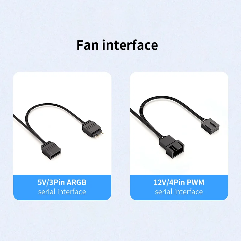 TEUCER Prism 4 PRO 3PCS PC Case Fan 120mm ARGB Cyclic Mirror Light Effect PWM 800-2000RPM CPU Cooler ventilador