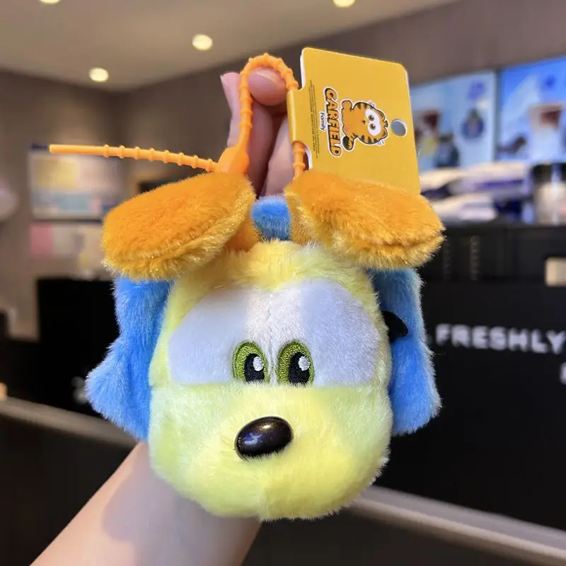 Kawaii Garfield Plush Toys Keychain Cartoon Backpack Pendant Soft Stuffed Doll Boy Girl Couple Birthday Gift Creative Peripheral