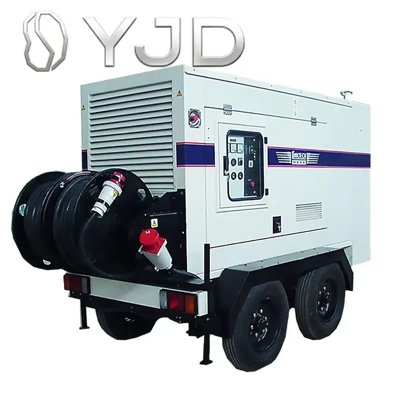 Silent Standby 300KW/375KVA Power Mobile Trailer Generator diesel Stirling Engine Generators
