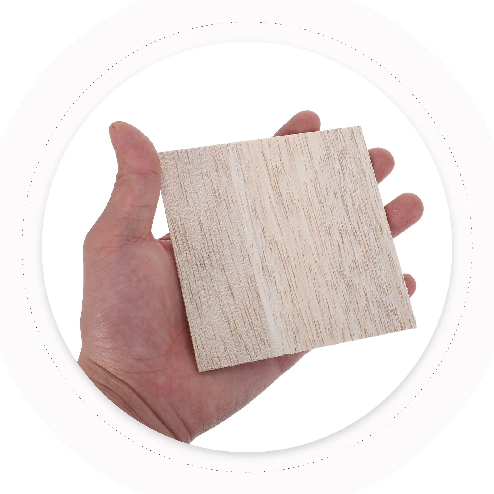 

10Pcs Balsa Wood Sheets Thin Unfinished Natural Wood Squares 1 16 for DIY Crafts Airplane Ship Projects