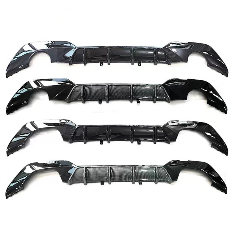 High Quality M Pack Rock Style Rear Lip Diffuser Body Kit Exterior Mod Parts