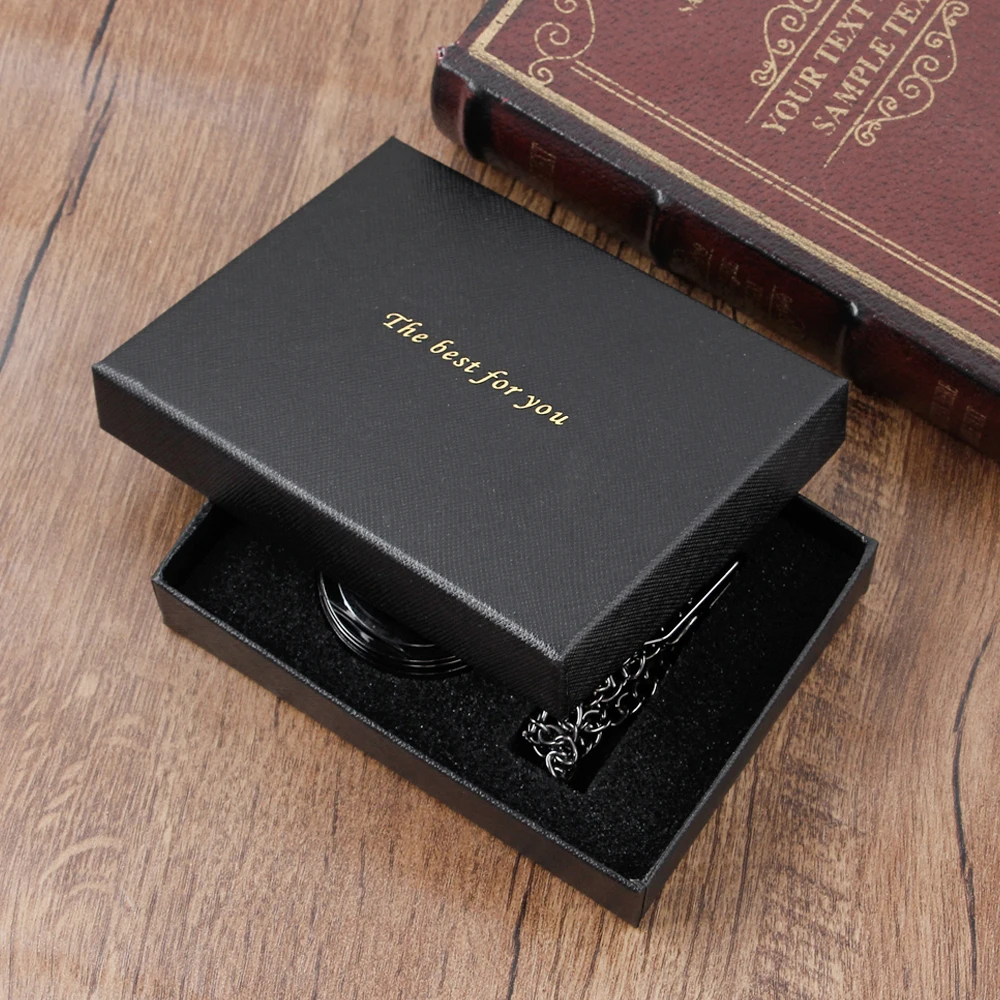 New Blue and White Porcelain Flower Design Pocket Watches Roman Number Steampunk Mechanical Pocket Watches Men Women Fob Chain