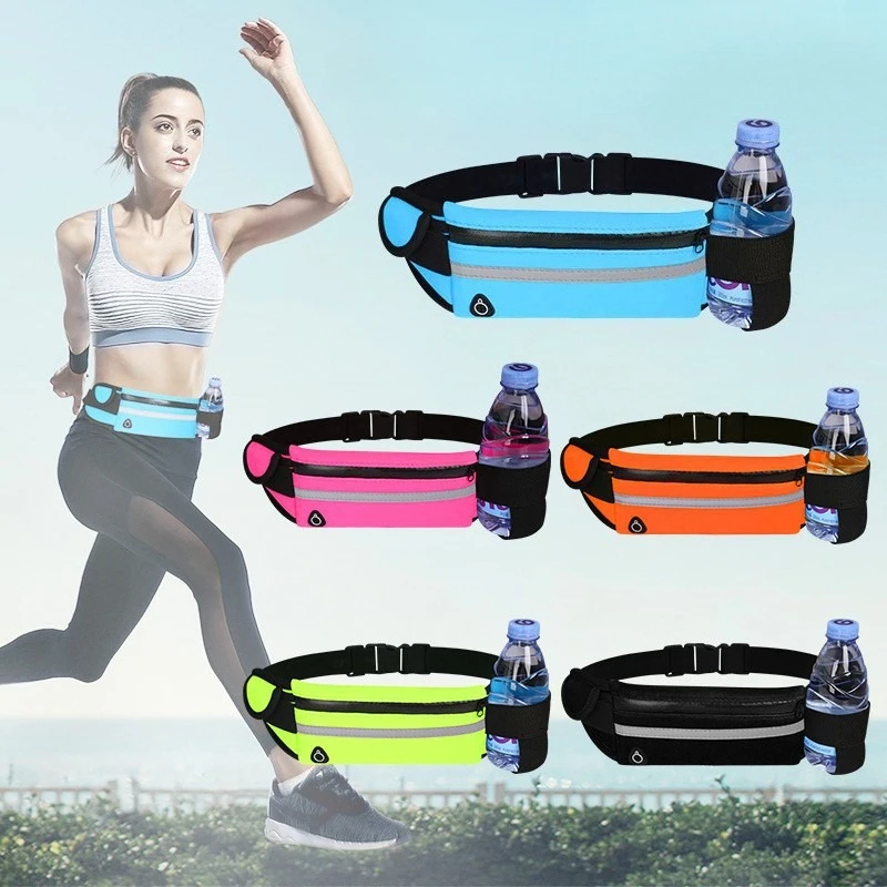 

Sports Waist Pack for Men Women Close Fitting Invisible Anti Theft Fitness Phone Bag Multifunctional Kettle Waist Pack
