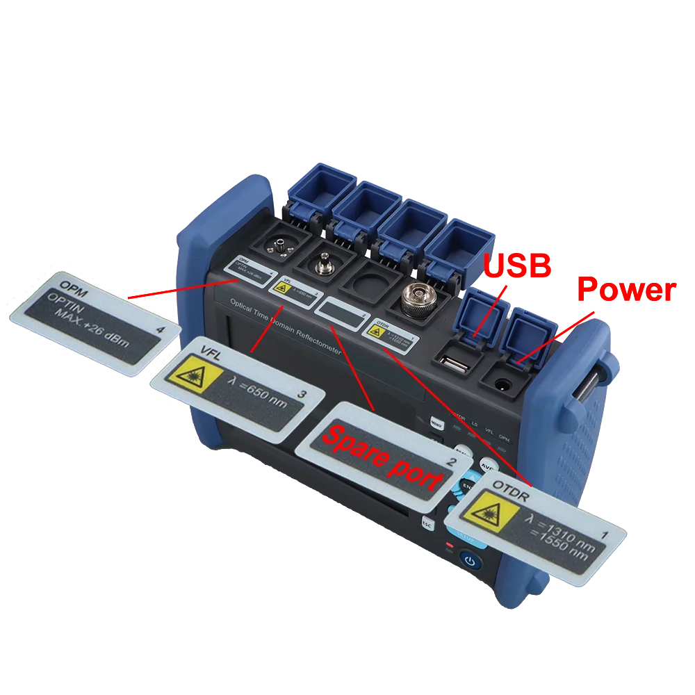 15 in 1 Fiber Optic Reflectometer OT302 Lose Test RJ45 VFL OLS OPM Event Ethernet Cable Tester Professional