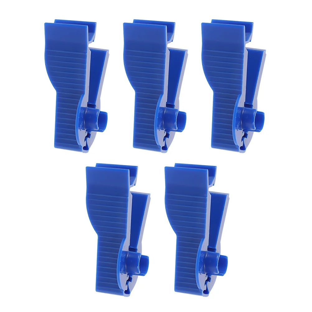 

5 Pcs Permeable Pipe Clamp ABS Peritoneal Flow Control Clip Universal Dialysis Accessories Tube Blue Tubes Clamps for Plastic