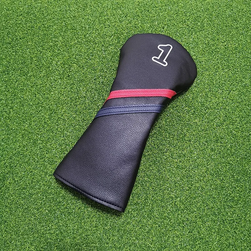 Fashion Golf Club #1 #3 #5 Wood Headcovers Driver Fairway Woods Cover PU Leather Head Covers Rapid delivery