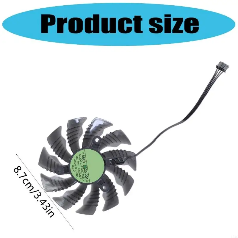 U55C 87mm T129215SU FABO REFRIGENÇÃO CARTA CONDIÇÃO PARA 980 TI 390X 390 1060 1080 1070 1070TI 480 580 Cartão