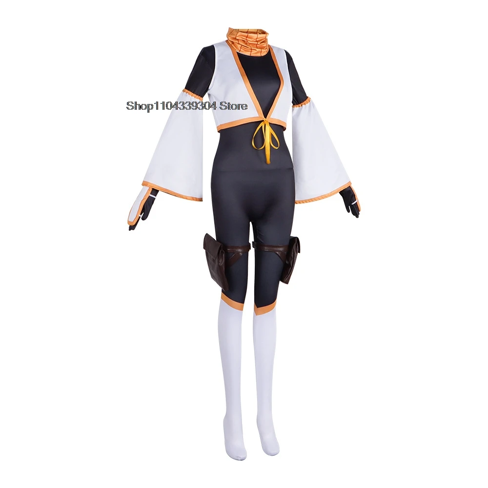 2025 New Anime I'M Living With An Otaku Neet Kunoichi Kanae Natsumi Cosplay Costume Wig Jumpsuits Uniform Woman Sexy Party Suits