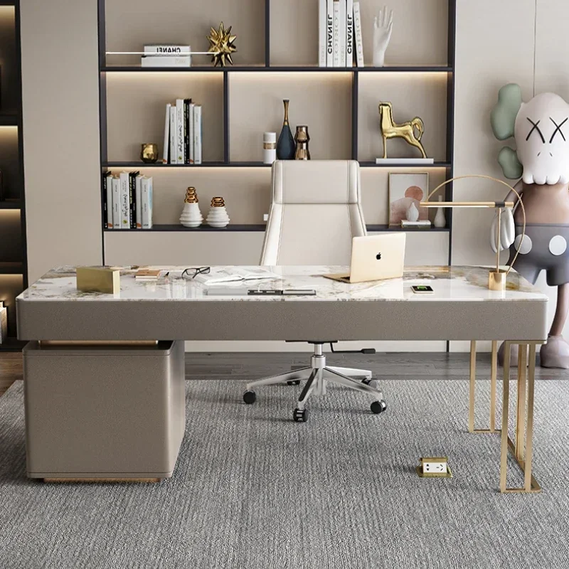 Italian Wide Organizer Computer Desk Standing Gaming Drawer Home Office Computer Desks Laptop Japanese Postmodern Furniture
