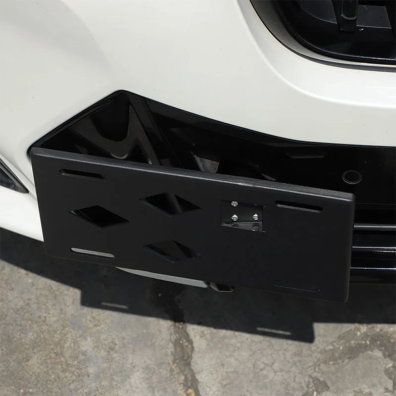 

Car License Plate Bracket Front Tow Hooks License Plate Mount License Plate Frame For BMW X3 G01 2018-2022 Car Accessories