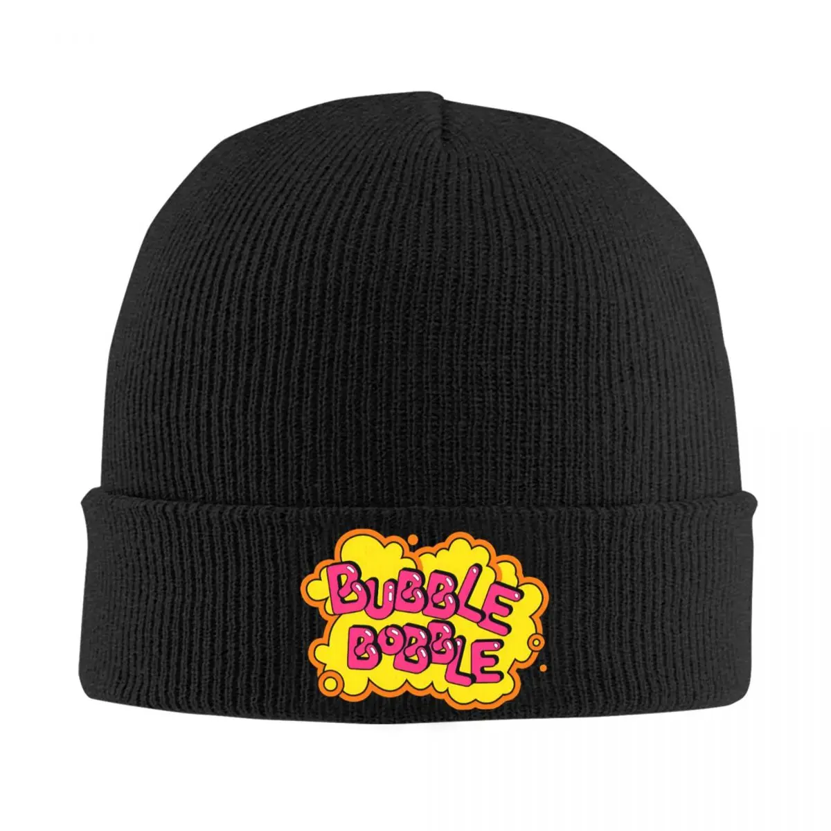 Bubble Bobble Bonnet Hats Skullies Beanies Men Women Street Y2K Thermal Elastic Beanie Hats Winter Outdoor Sport Custom Caps