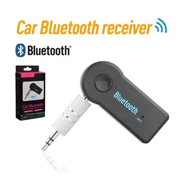 Adaptador receptor inalámbrico por Bluetooth, 4,1 Conector estéreo de 3,5mm, 1/3/5 piezas, para música de coche, Audio, Aux, recepción de auriculares