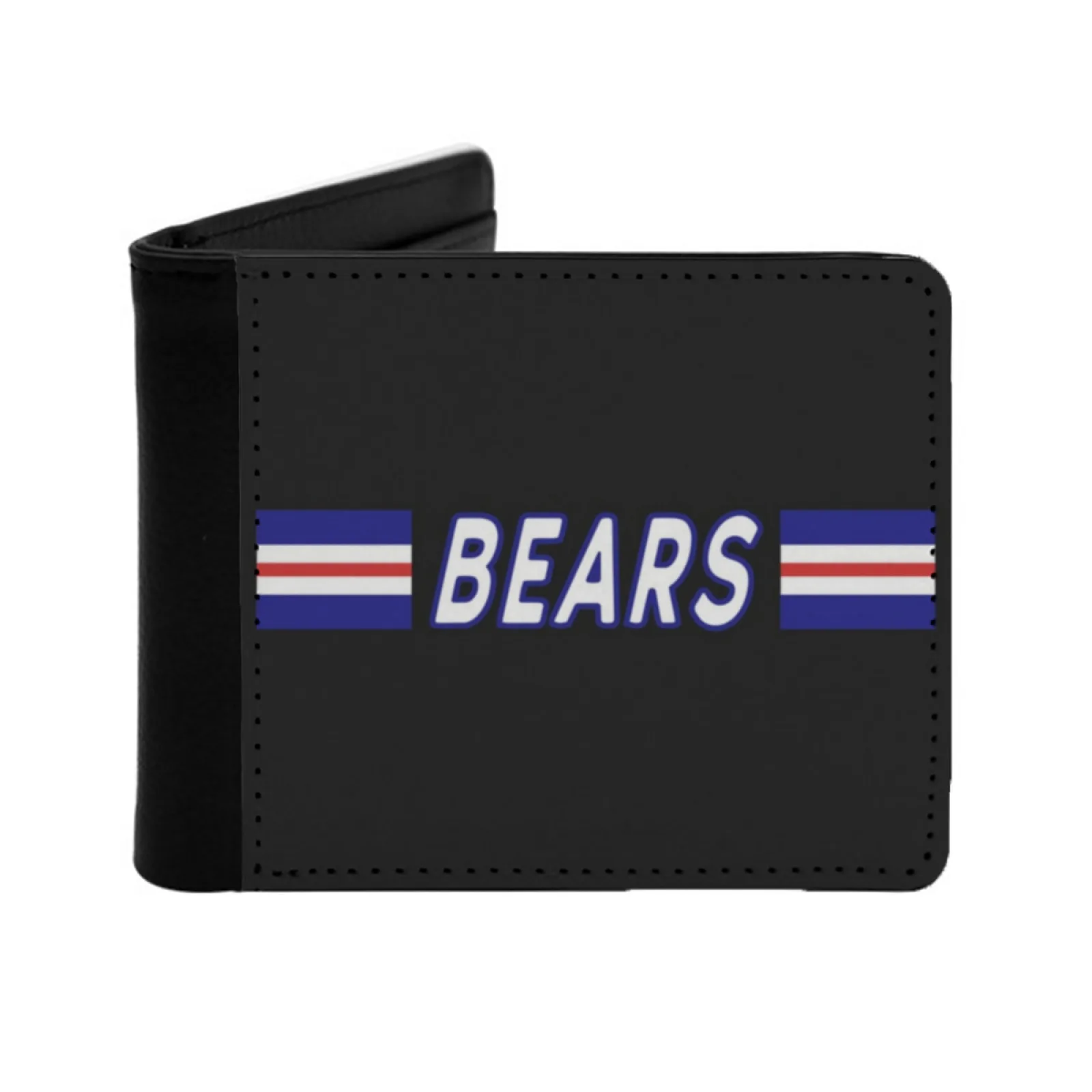 

Rangers 55 Mask Teddy Bears Active Personalized Men's Leather Wallet Card Money Bag Pu Leather Wallet Rangers Glasgow Rangers