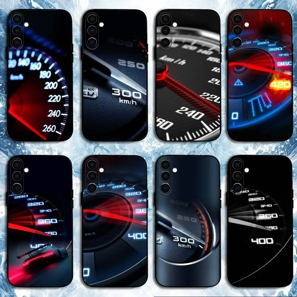 

Sports Car Dashboard Phone Case For Samsung Galaxy A73,A72,A71,A70,A53,A52,A51,Others Soft Black Shell