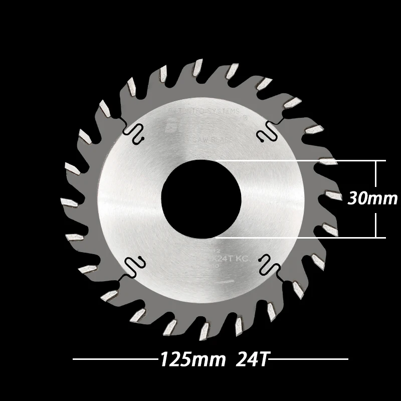 Hojas de sierra Circular ranuradas TCT 125 de 125mm, cortador de ranurado de carburo de 5 \