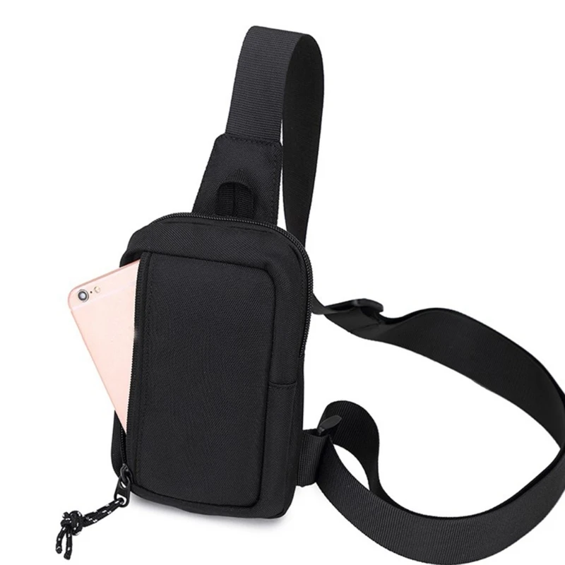 Men Sling Crossbody Bag All-matching Chest Bag Travel Phone Bags Sling Backpack 066F