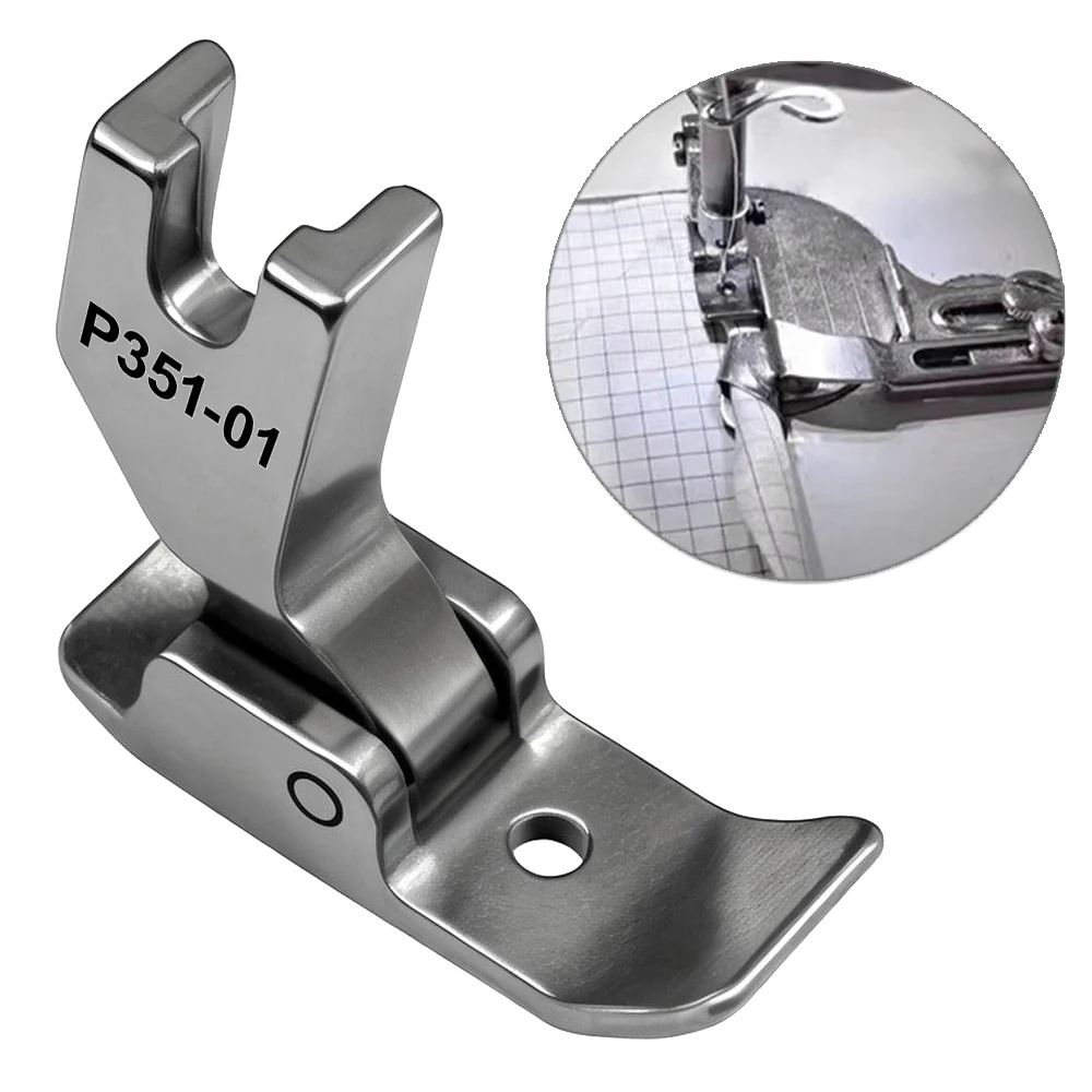 Umbrella Presser Foot #P351-01 Industrial Flat Car Presser Foot With Hole For Brother Juki Sewing Machines Accessories ﻿