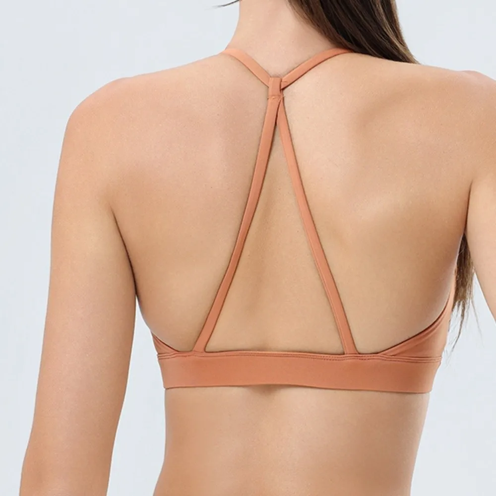 

Fashionable Beauty Back Sports Bra Slim Anti Sagging Yoga Underwear Shockproof Breathable Training Fitness Bra Jogging