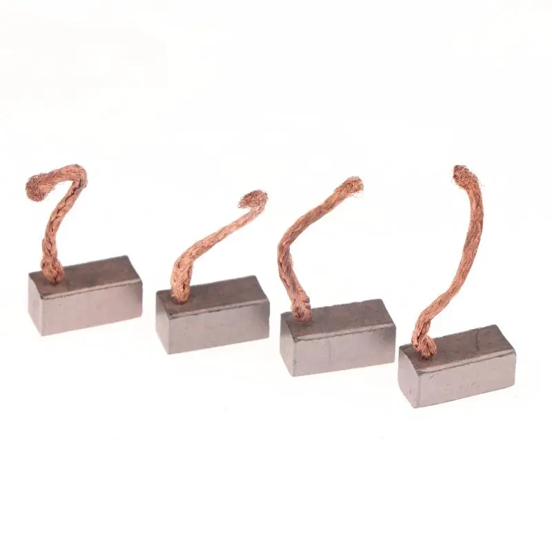 

4PCS DIY Accessories 6x6x12mm Electric Motor Carbon Brush Power Tool Blower Fan Brushes