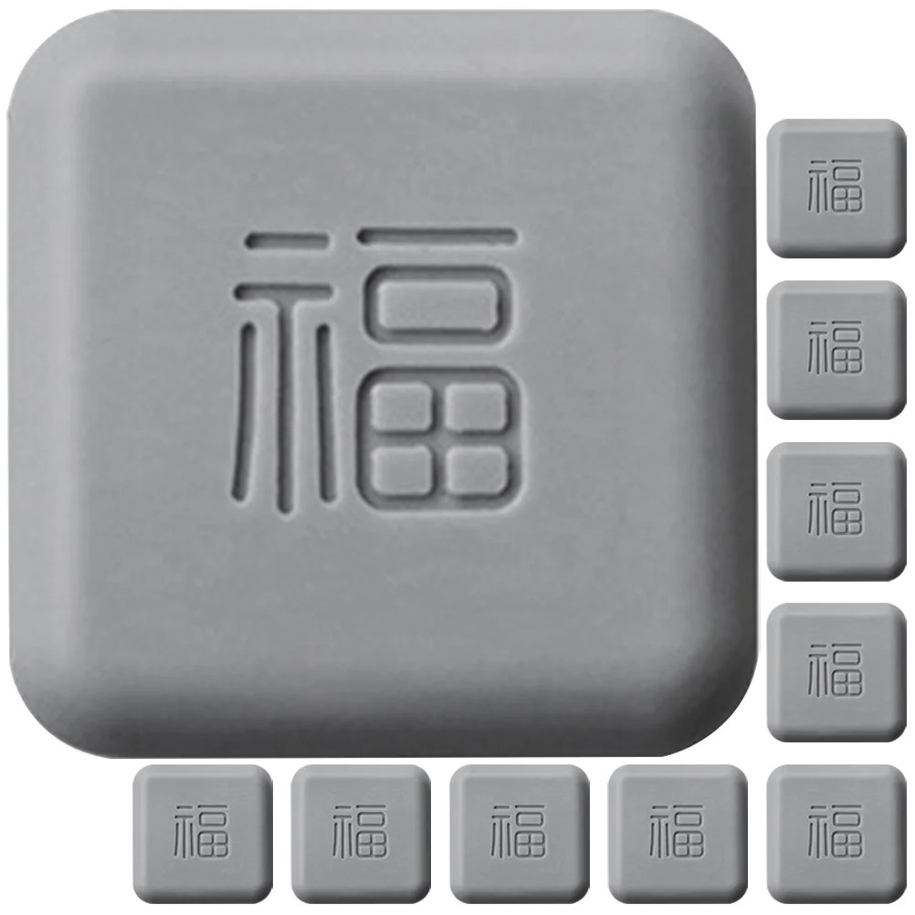 

10Pcs Door Wall Protector Self-Adhesive Door Handle Stopper for Cabinets Refrigerator Washing Machines Wall Bumper Guard