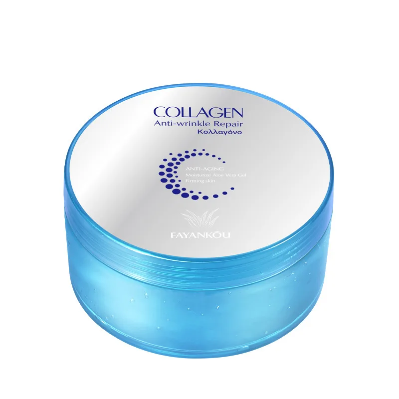 220g Collagen Aloe Gel Creams Face Cream Moisturizing Skin Firming Repairing Nourishing Hydrating Face Skin Care Products