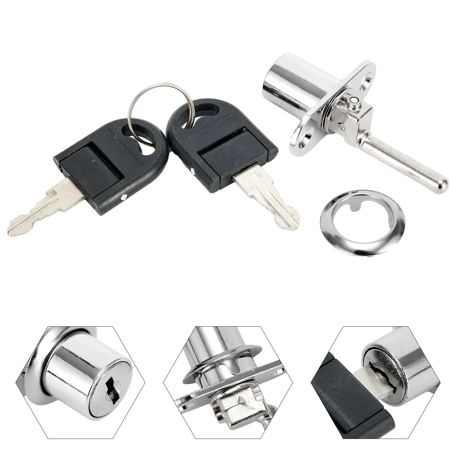 

High Quality Practical Security Lock Door Lock Casement Cupboard Desk File Drawer Hardware Sliding Door Zinc Alloy