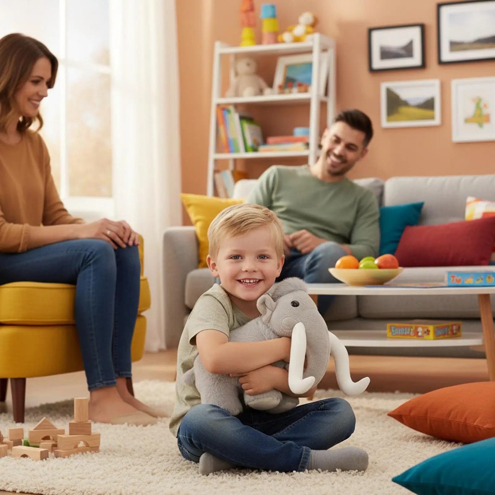 الفيل محشوة الحيوان واقعية لطيف مهدئا الشكل أفخم الفيل محشوة دمية للأطفال فتاة بنين عيد ميلاد عيد الحب