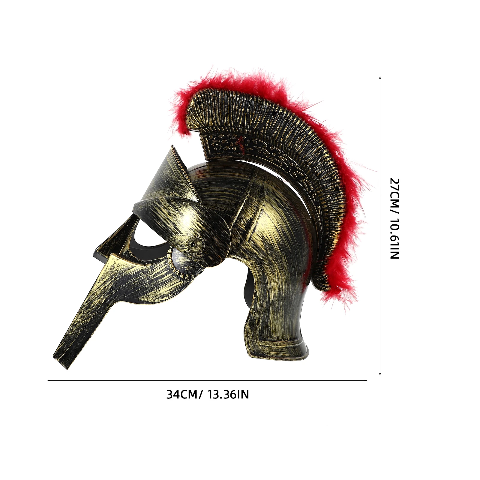 Soldier Helmets Warriorhelmet Adult Roman Costume Men Festive Party Supplies Cosplay Templar Knight Halloween Accessories