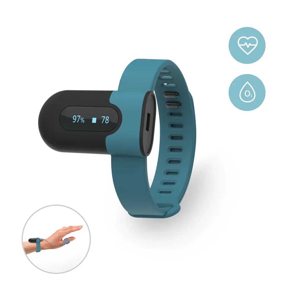 Wellue SleepU Wearable Oximeter Pulse with Bluetooth and Free APP for Sleeping Problem