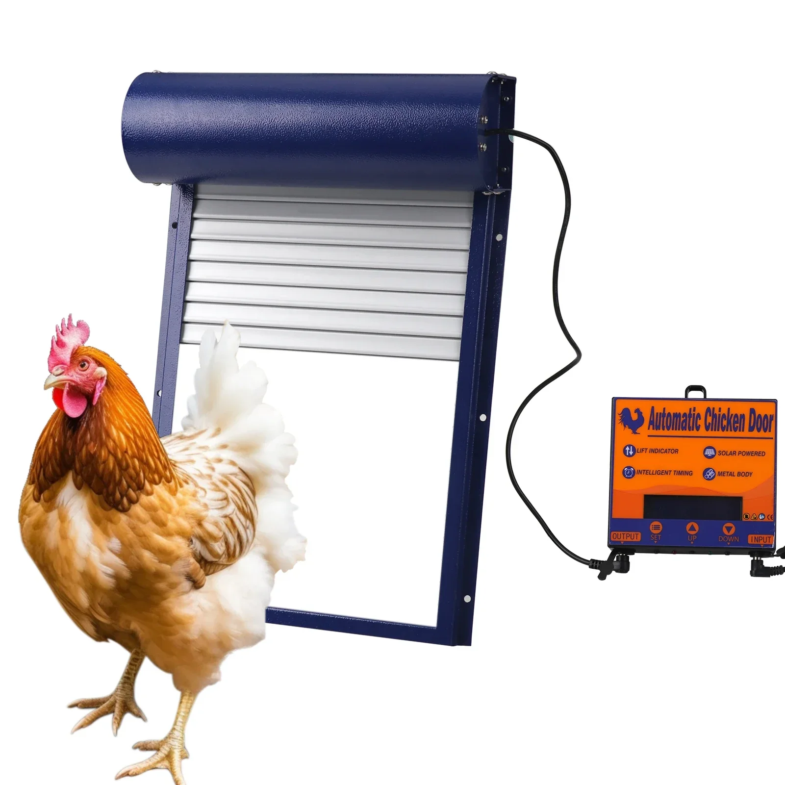 Automatic Chicken Coop Door Solar Powerd Automatic Chicken House Door High Quality And Practical Chicken Pets Dog Cages Door