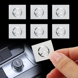 2/5/10PCS 3D Nickel Metal Car Interior Sticker Emblem Decoration Decal for Mercedes Benz AMG W204 W205 W203 W212 W213 W201 W124