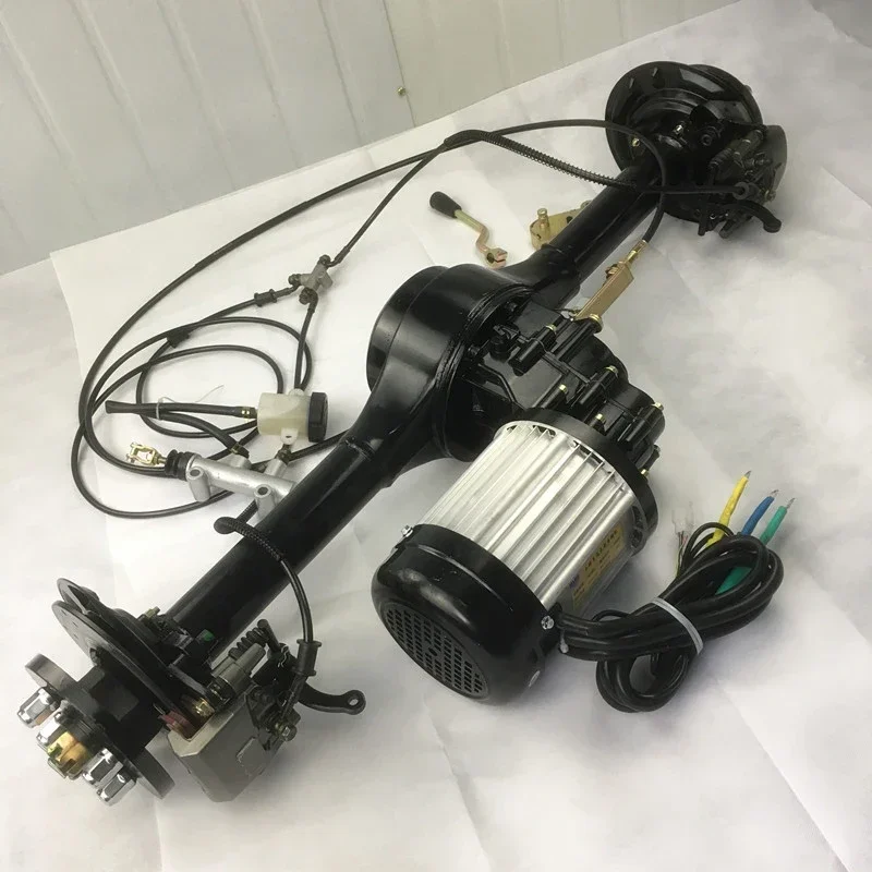 48V 60V 72V 500W 650W 800W 1000W 1200W Elektryczny silnik tylnej osi Samochody Silnik elektryczny Rikshaw DC Oddzielny silnik 90CM