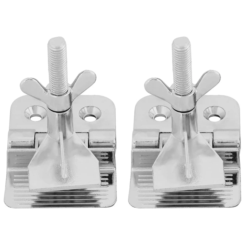 2PCS Silk Screen Printing Metal Butterfly Frame Hinge Clamp DIY Hobby Tool-A73M
