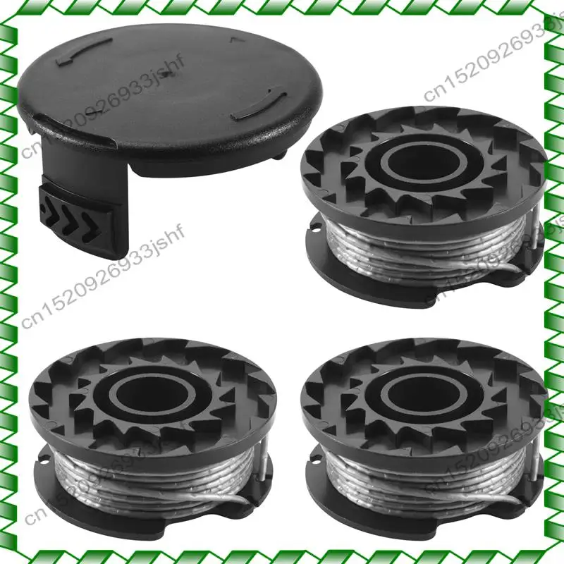 -BOFF 3 عبوات من أداة تشذيب السلاسل F016800569 خط التخزين المؤقت مع غطاء بكرة F016F04557 لسهولة قطع العشب ART 23SL 26SL