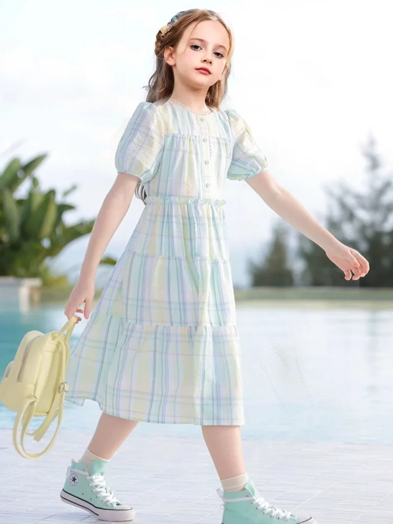a line dress childrens Satin A Line Flower Girls Dress With Pockets All Ivory / Child-2