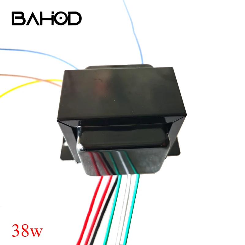 

BAHOD 38 Вт двойной 200 В 6,3 В 8 В силовой трансформатор для лампового предусилителя Diy усилитель аудио аксессуары