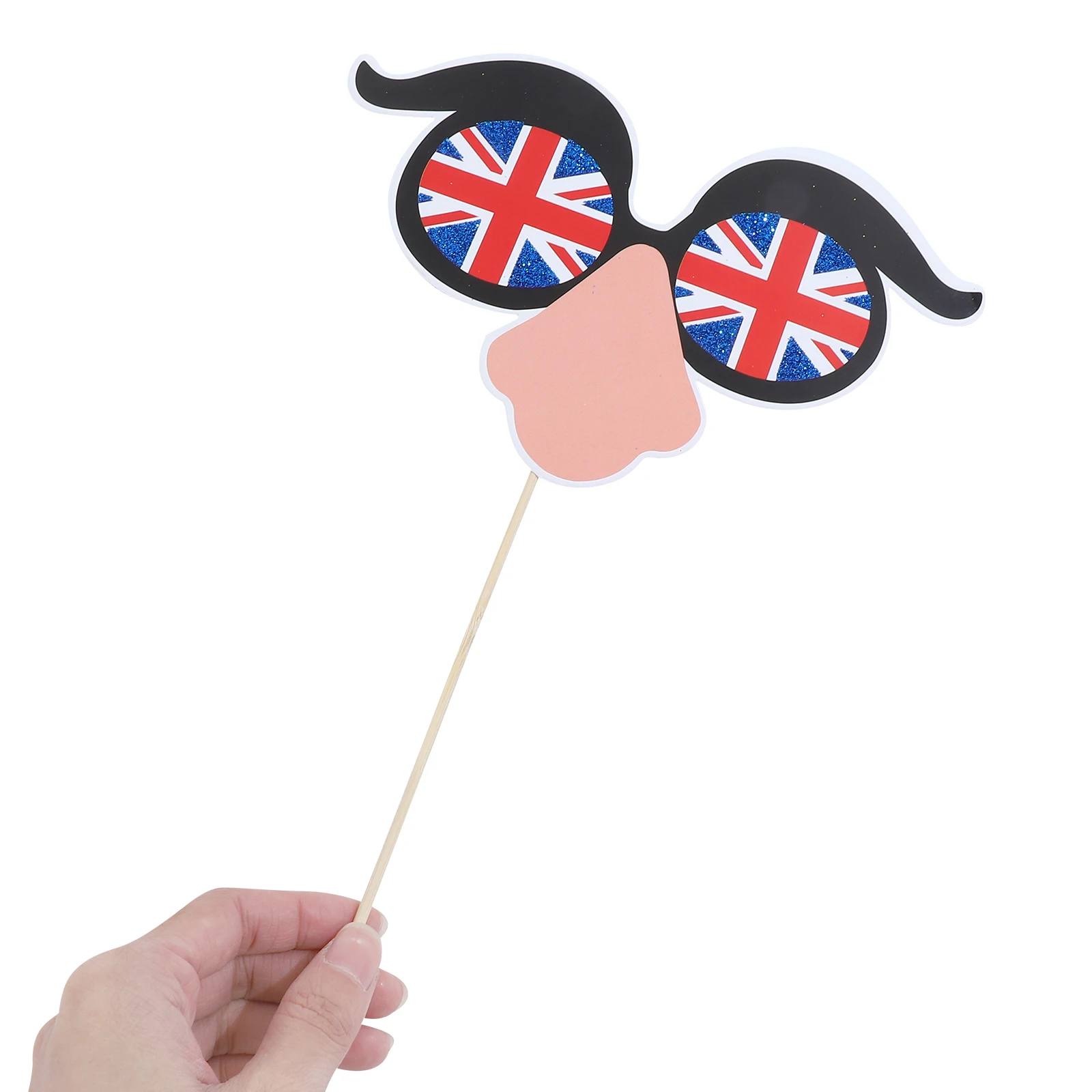 

20pcs British Photo Props Lightweight Portable London Flag Triangle Booth Party Decorations Picture Taking Accessories