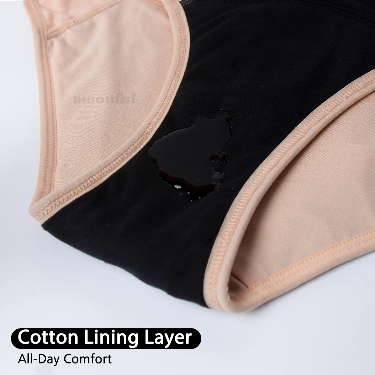 3PCS/Lot Menstrual Panties Woman Very Abundant Flow Menstruation Underwear High… - Image 5