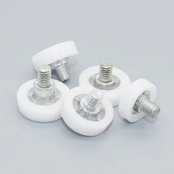 5pcs DR Drawer Pulley Nylon Pulley File Steel Cabinet Nylon Wheel Bearing Furniture Pulley Fixed Pulley Small Pulley