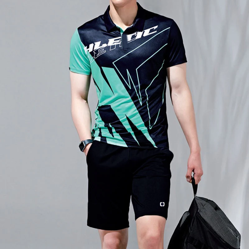 2024 South Korea\'s new quick-drying tennis suit women\'s and men\'s vests badminton table tennis clothes lapel summer sportswear