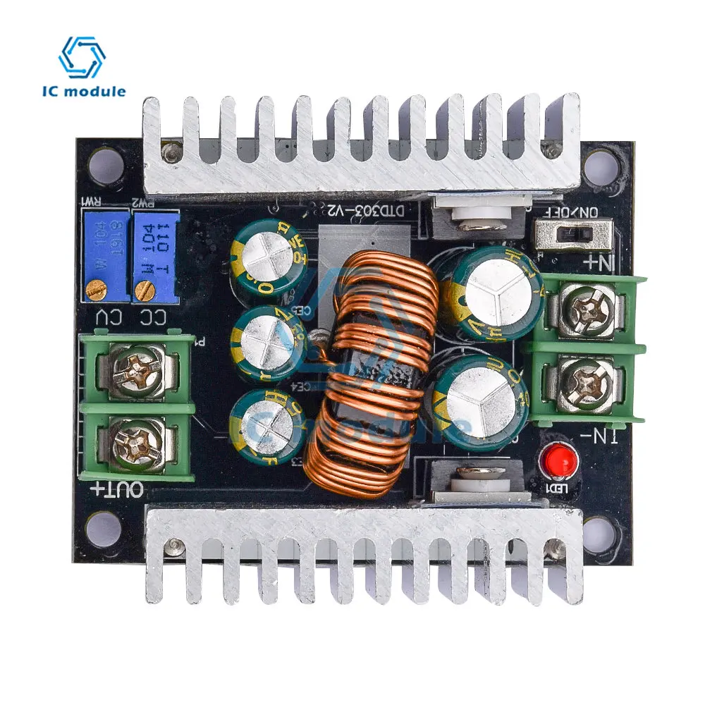 DC-DC step-down conversion module 300W 20A constant current adjustable step down module Short Circuit Protection